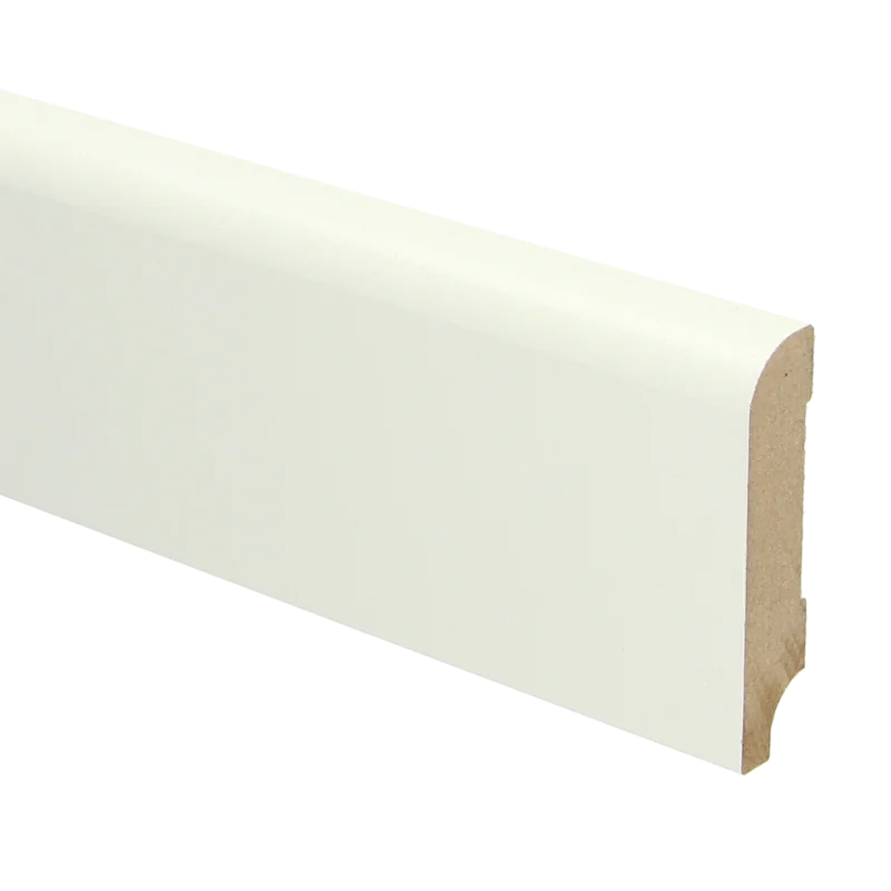 Exclusieve Aanbieding MDF Koloniale Plint 70x15 RAL 9010 Zuiver Wit 16002